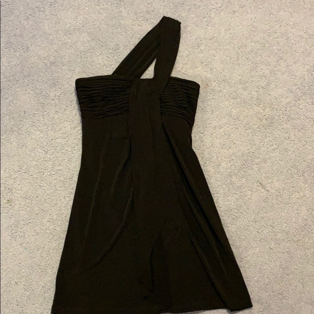 Black cocktail dress